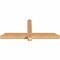 Ekena Millwork Eugene Smooth Timber Gable Bracket, Western Red Cedar, 48"W x 20"H x 3 1/2"D x 3 1/2"F, 10/12 Pitch GBW048X20X0404EUG00SWR - alternate 5